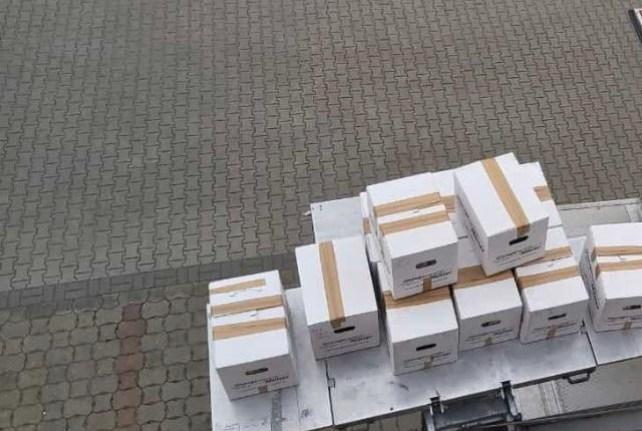 Behördenumzug in Treuen mit einem Möbellift